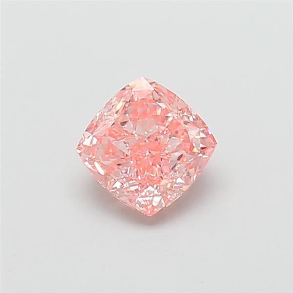1.61 Ct. Fancy Vivid Pink Cushion Lab Grown Diamond