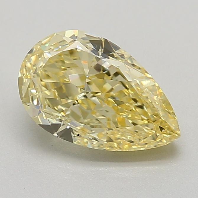 1.46 Ct. Fancy Intense Yellow Pear Lab Grown Diamond