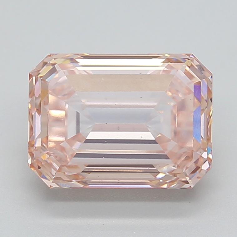 5.04 Ct. Fancy Intense  Pink Emerald Lab Grown Diamond