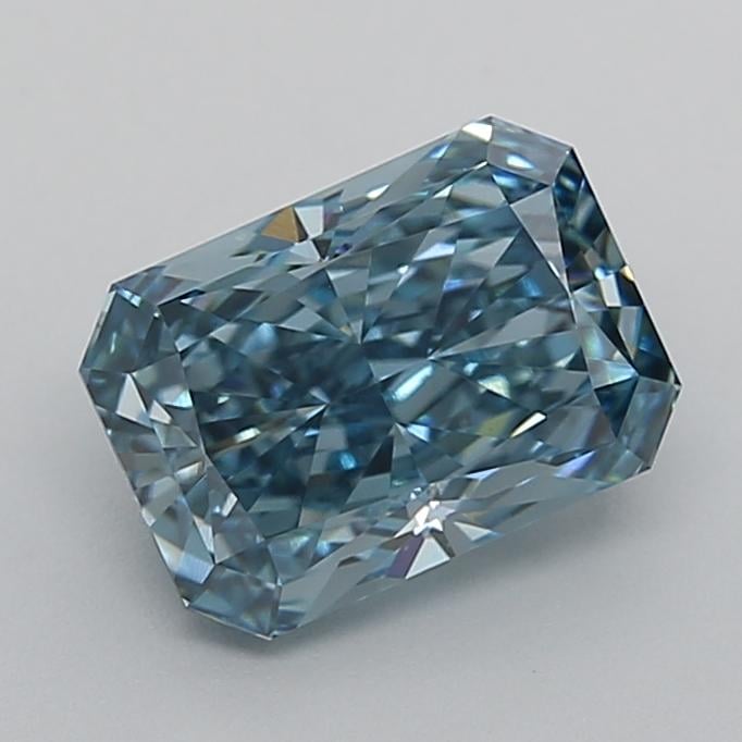 1.68 Ct. Fancy Vivid  Blue Radiant Lab Grown Diamond