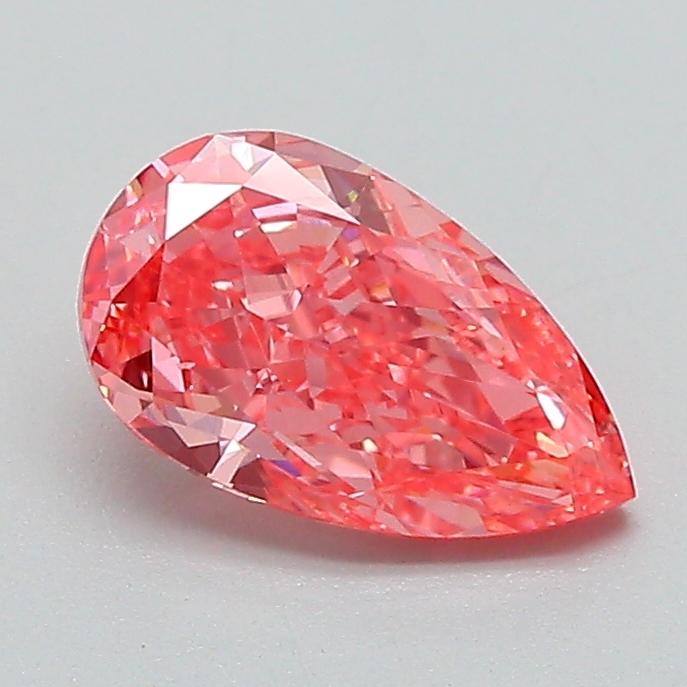 1.01 Ct. Fancy Vivid Pink Pear Lab Grown Diamond