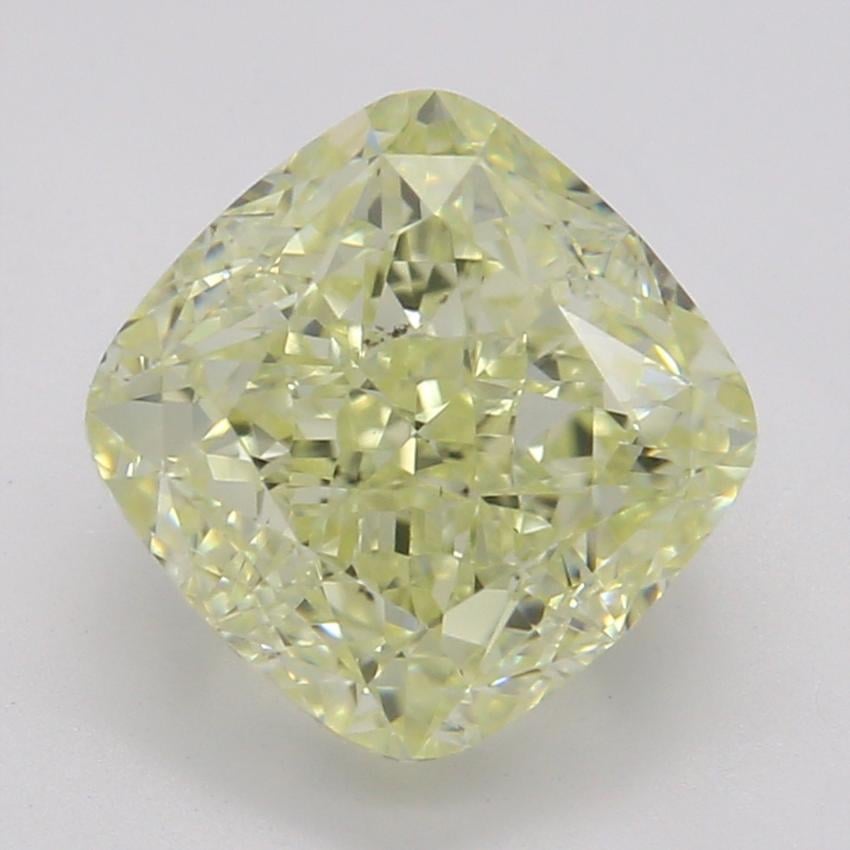 1.71 Ct. Fancy Light Yellow Cushion Diamond
