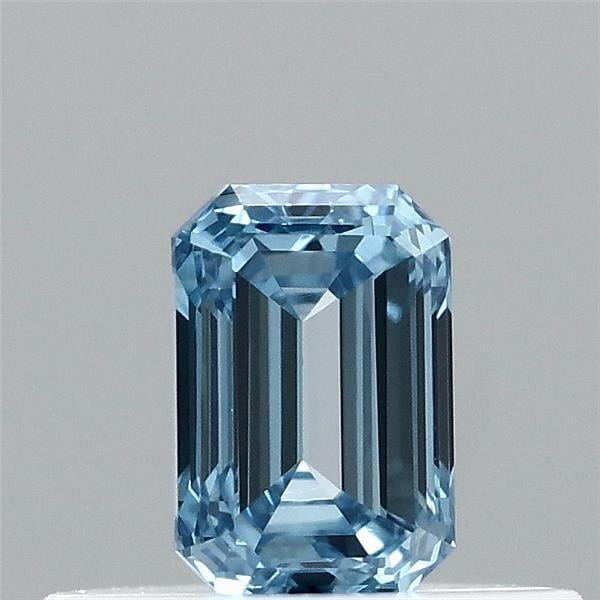 0.31 Ct. Fancy Vivid Blue Emerald Lab Grown Diamond