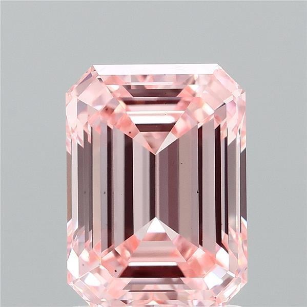 2.02 Ct. Fancy Intense Pink Emerald Lab Grown Diamond