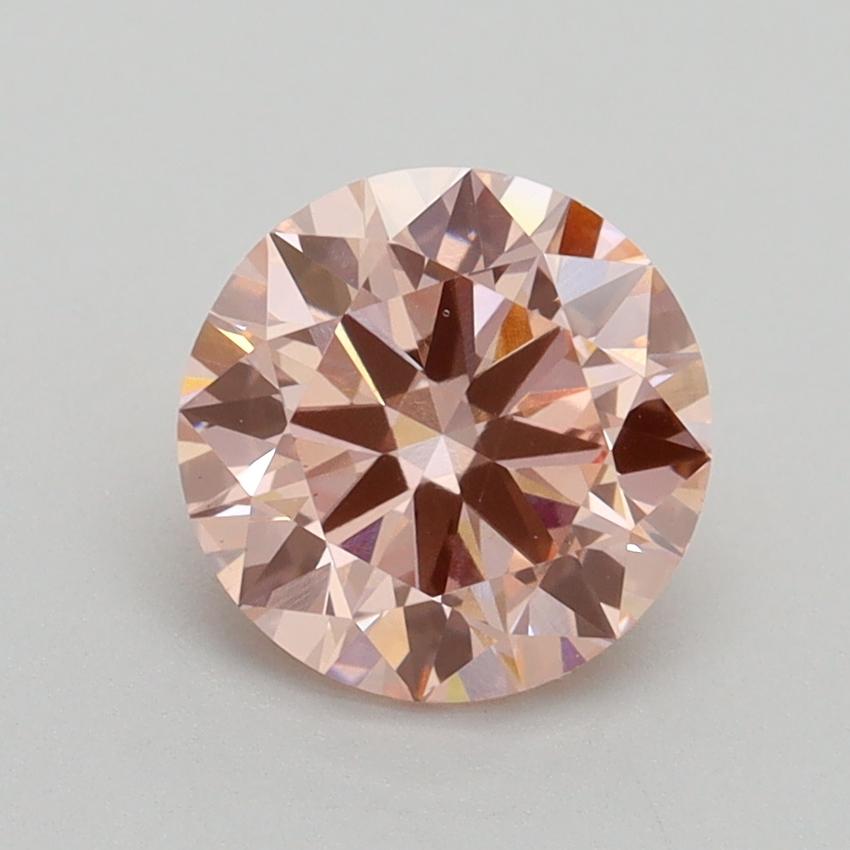 1.61 Ct. Fancy Intense Pink Round Lab Grown Diamond