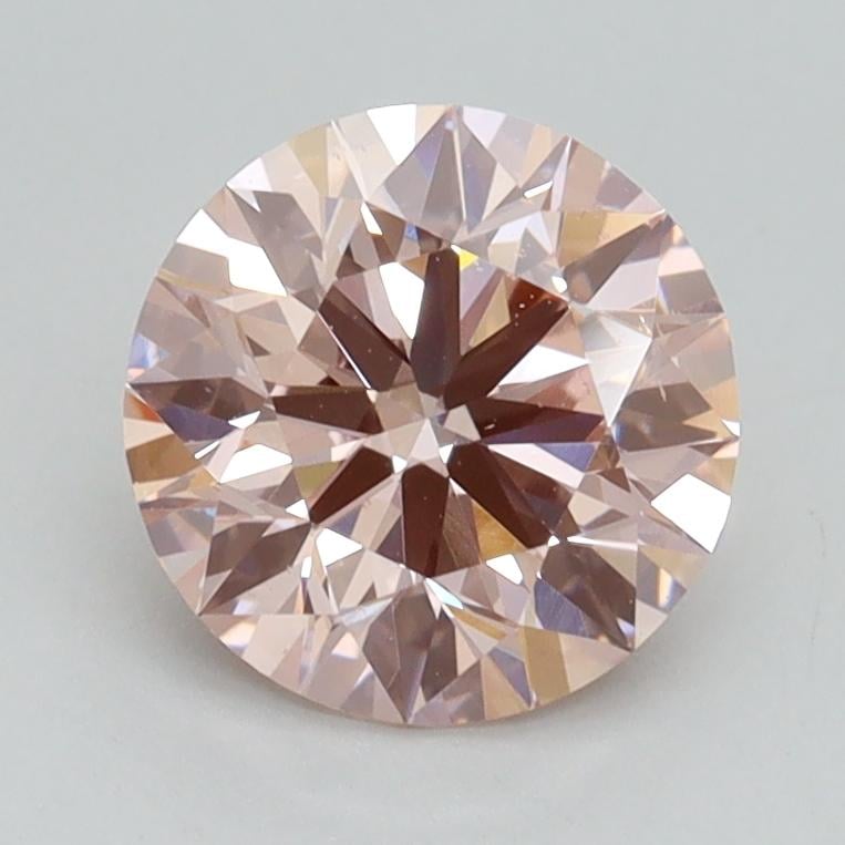 1.53 Ct. Fancy Intense Pink Round Lab Grown Diamond