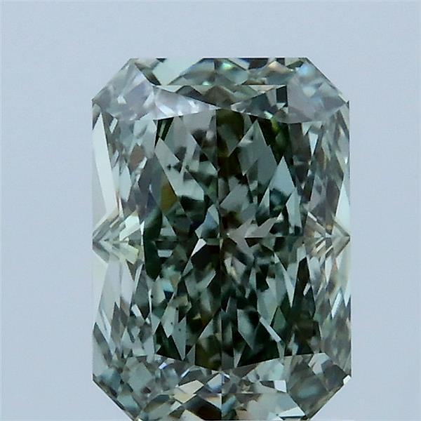 1.58 Ct. Fancy Intense Green Radiant Lab Grown Diamond