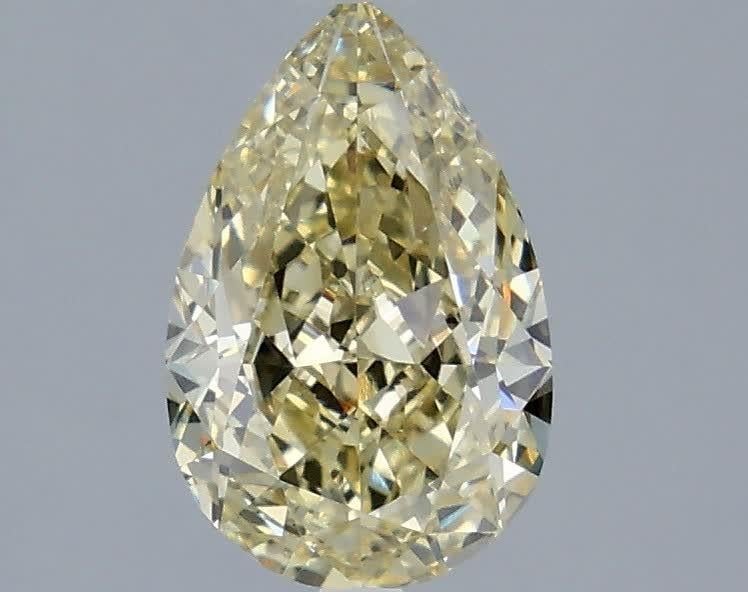 2.08 Ct. Fancy Intense Yellow Pear Lab Grown Diamond