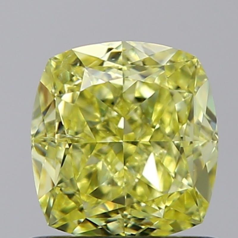 1.03 Ct. Fancy Yellow Cushion Diamond