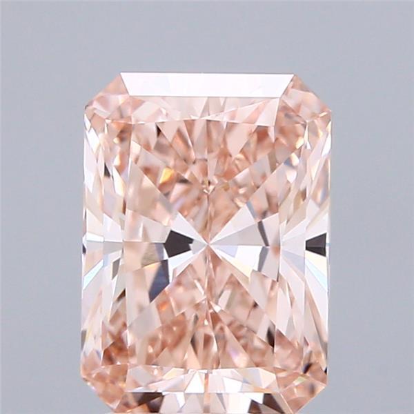 2.55 Ct. Light Brown Radiant Lab Grown Diamond
