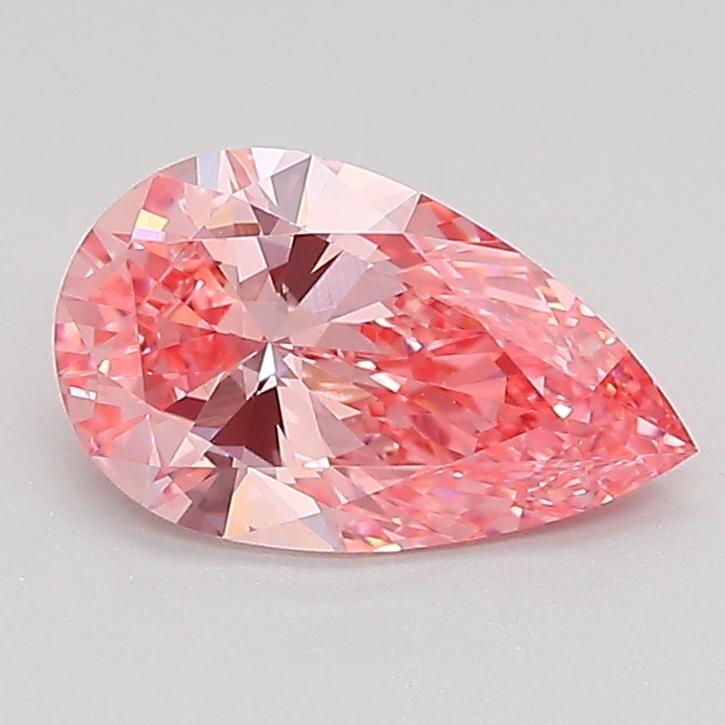 1.00 Ct. Fancy Vivid Pink Pear Lab Grown Diamond