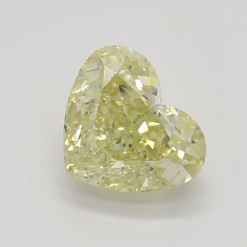 0.74 Ct. Fancy Yellow Heart Diamond