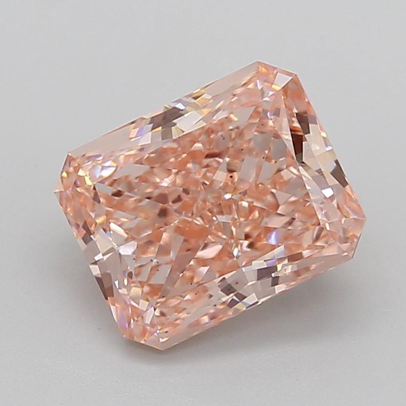 4.52 Ct. Fancy Vivid Pink Radiant Lab Grown Diamond