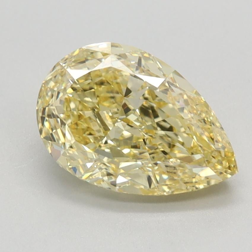1.84 Ct. Fancy Intense Yellow Pear Lab Grown Diamond