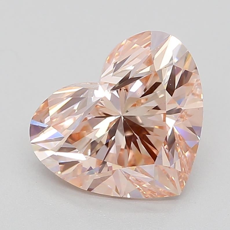 1.86 Ct. Fancy  Pink Heart Lab Grown Diamond