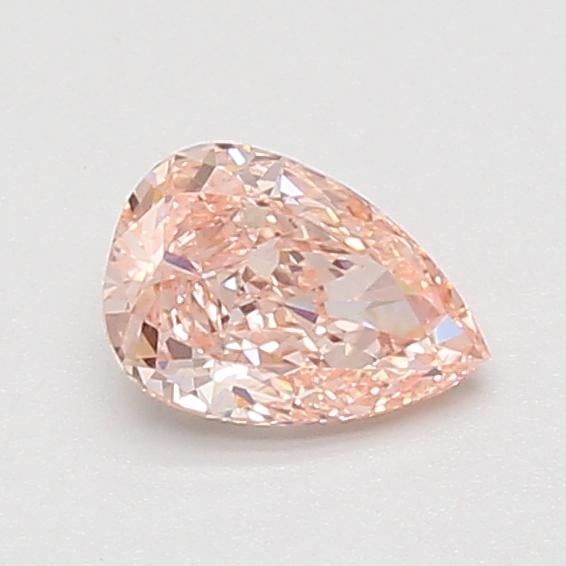 0.63 Ct. Fancy Vivid Pink Pear Lab Grown Diamond