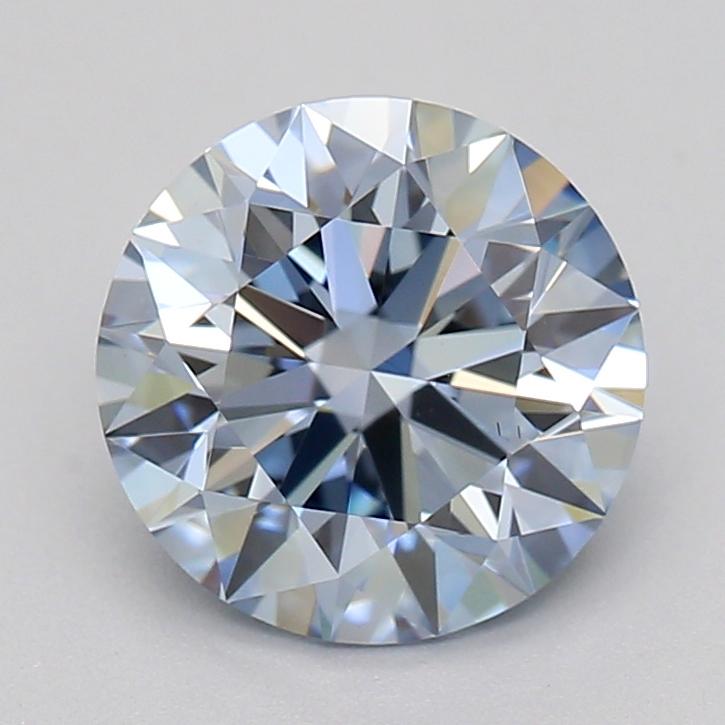 1.03 Ct. Fancy Intense Blue Round Lab Grown Diamond