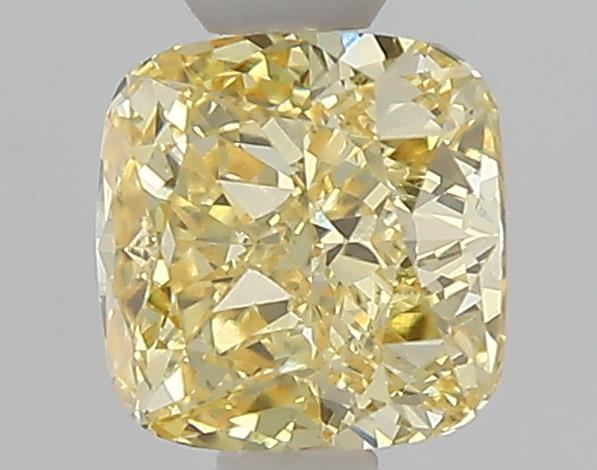 1.08 Ct. Fancy Intense  Yellow Cushion Lab Grown Diamond
