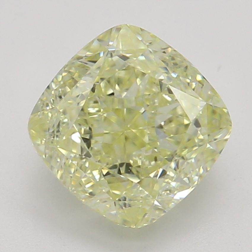 1.15 Ct. Fancy Light Yellow Cushion Diamond