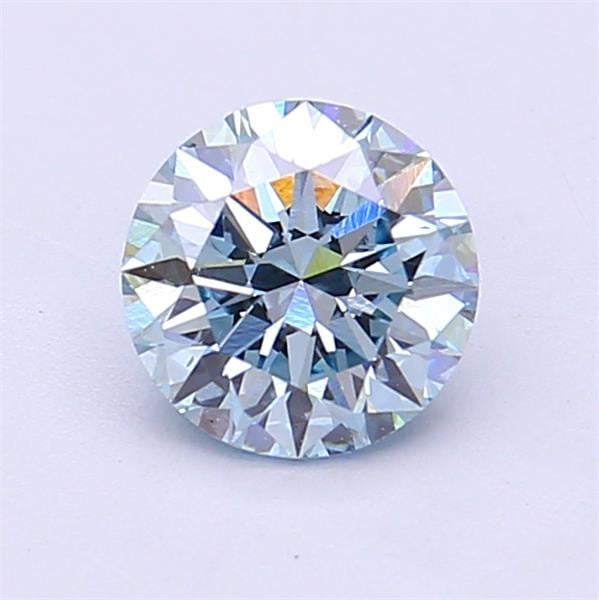 1.00 Ct. Fancy Intense  Blue Round Lab Grown Diamond