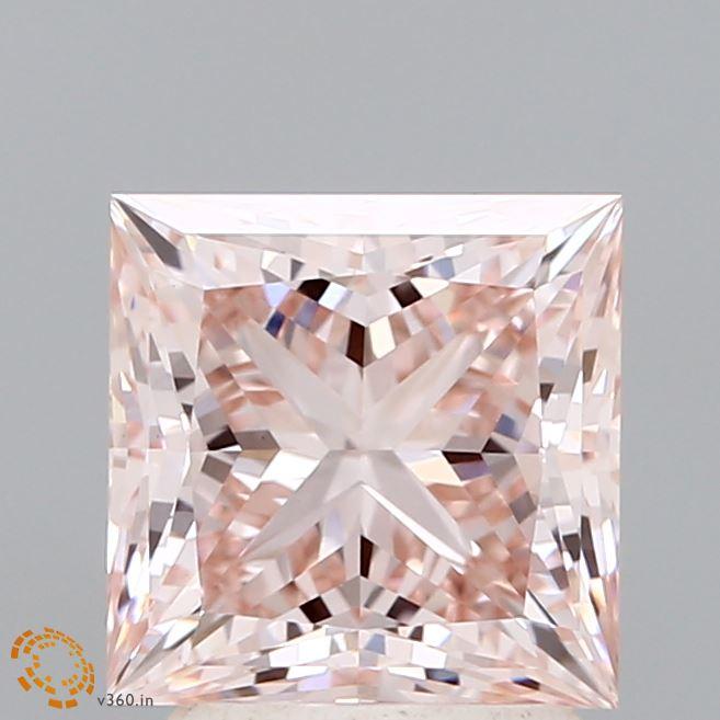 2.51 Ct. Fancy Pink Princess Lab Grown Diamond