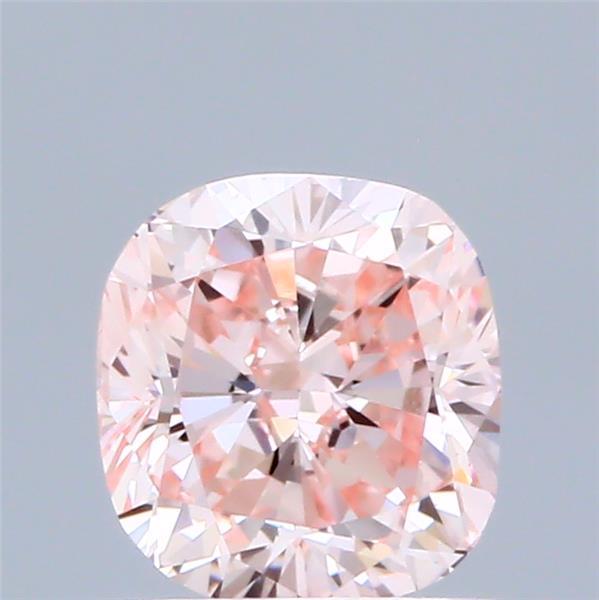 1.09 Ct. Fancy Intense Pink Cushion Lab Grown Diamond