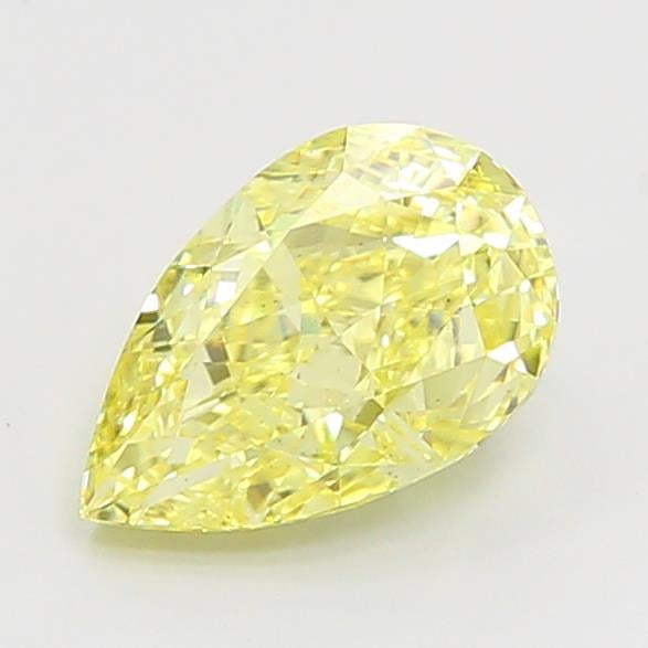 1.51 Ct. Fancy Intense Yellow Pear Lab Grown Diamond