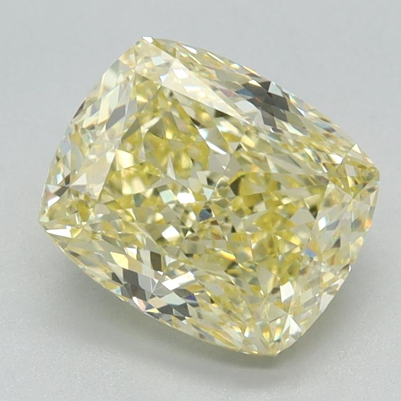 2.02 Ct. Fancy Intense Yellow Cushion Lab Grown Diamond