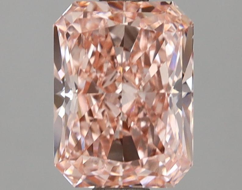 2.01 Ct. Fancy Vivid  Pink Radiant Lab Grown Diamond