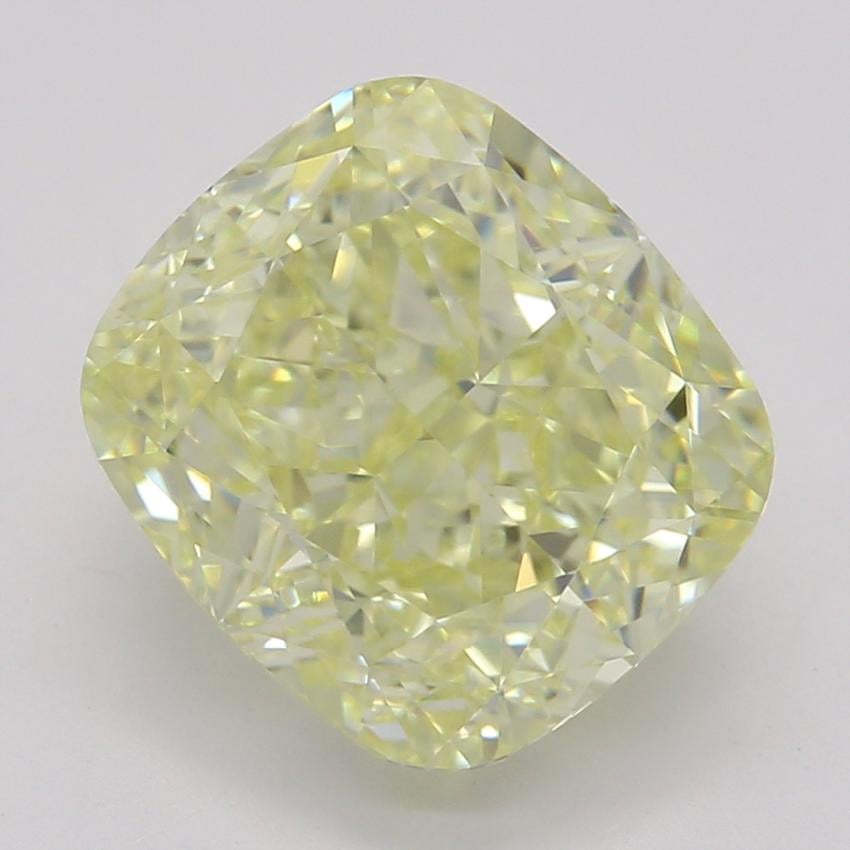 2.51 Ct. Fancy Yellow Cushion Diamond