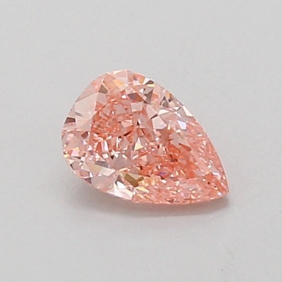 0.50 Ct. Fancy Vivid Pink Pear Lab Grown Diamond