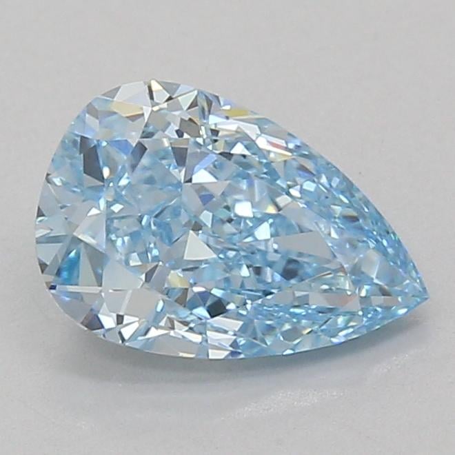 2.03 Ct. Fancy Vivid Blue Pear Lab Grown Diamond