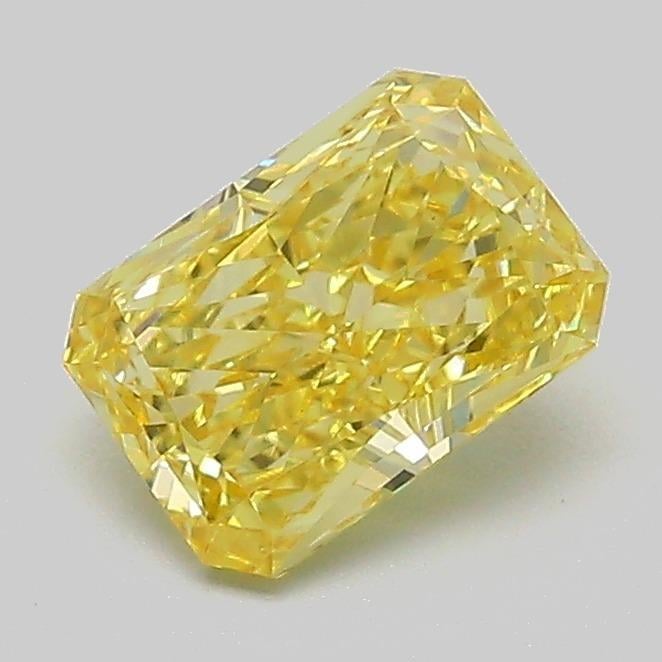 1.04 Ct. Fancy Vivid  Yellow Radiant Lab Grown Diamond