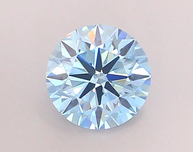 1.11 Ct. Fancy Vivid  Blue Round Lab Grown Diamond