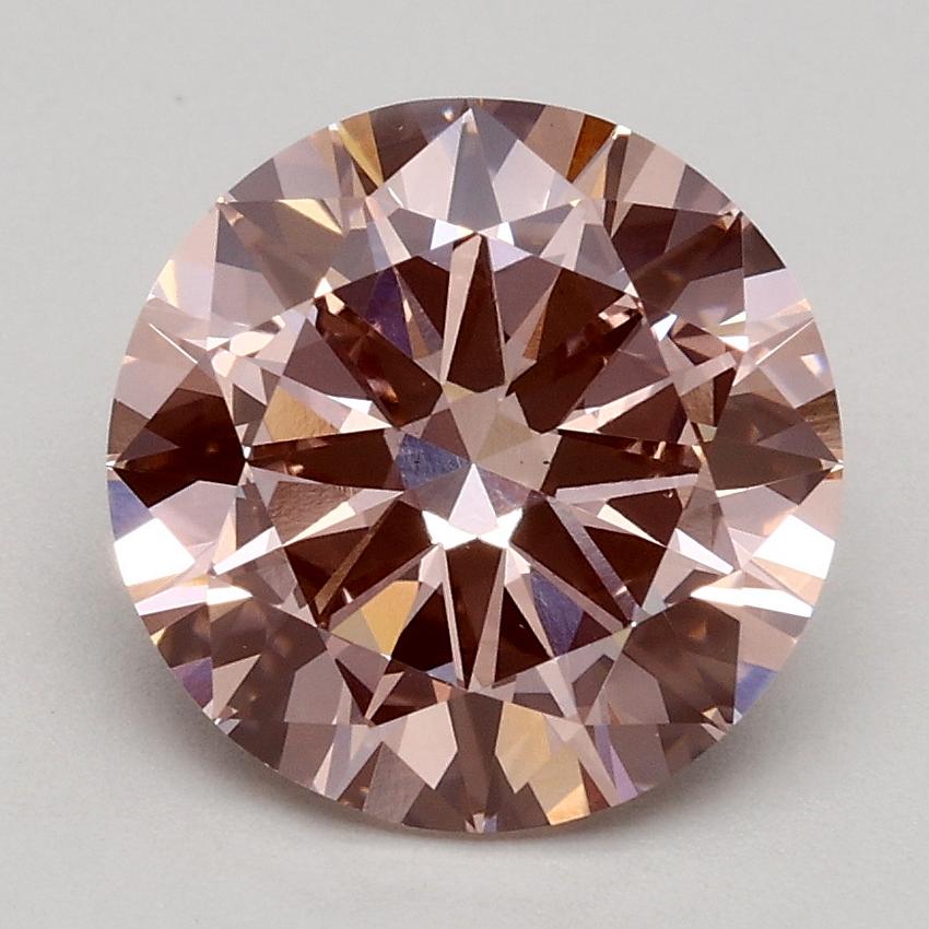2.00 Ct. Fancy Light Pink Round Lab Grown Diamond