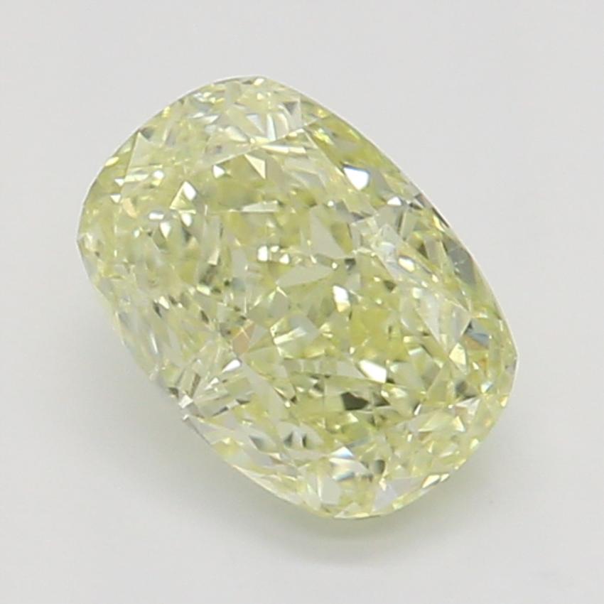 0.42 Ct. Fancy Light Yellow Cushion Diamond