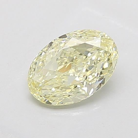 1.56 Ct. Light Yellow Oval Lab Grown Diamond