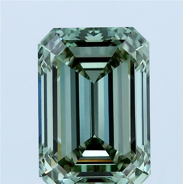 4.00 Ct. Fancy Vivid Green Emerald Lab Grown Diamond
