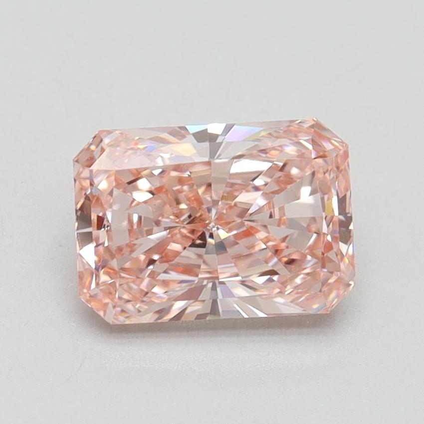 1.52 Ct. Fancy Intense Pink Radiant Lab Grown Diamond