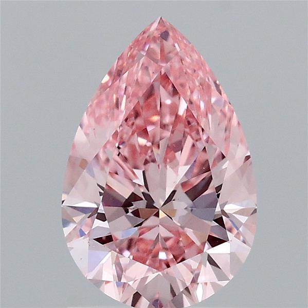 1.35 Ct. Fancy Intense Pink Pear Lab Grown Diamond