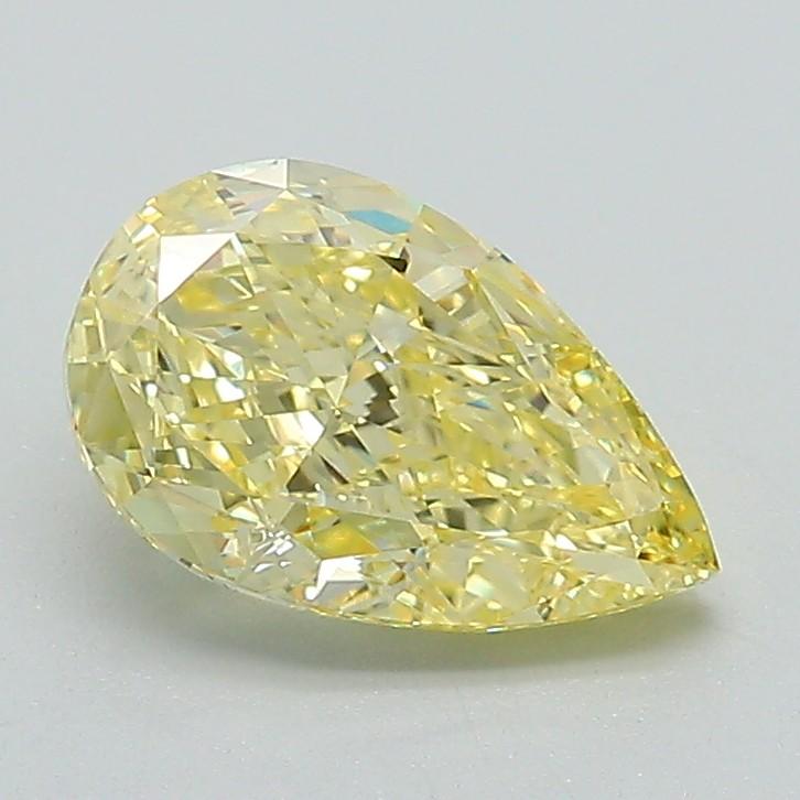 1.36 Ct. Fancy Intense Yellow Pear Lab Grown Diamond