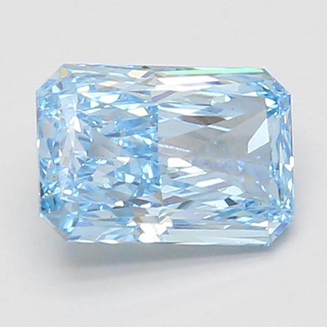 2.09 Ct. Fancy Vivid Blue Radiant Lab Grown Diamond