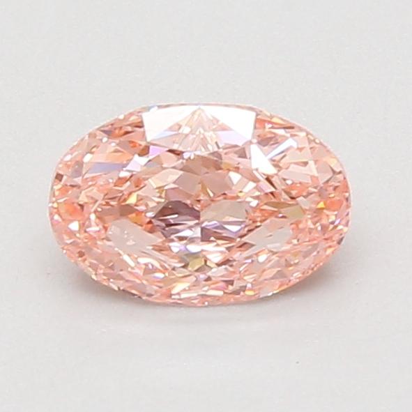 1.01 Ct. Fancy Vivid Pink Oval Lab Grown Diamond