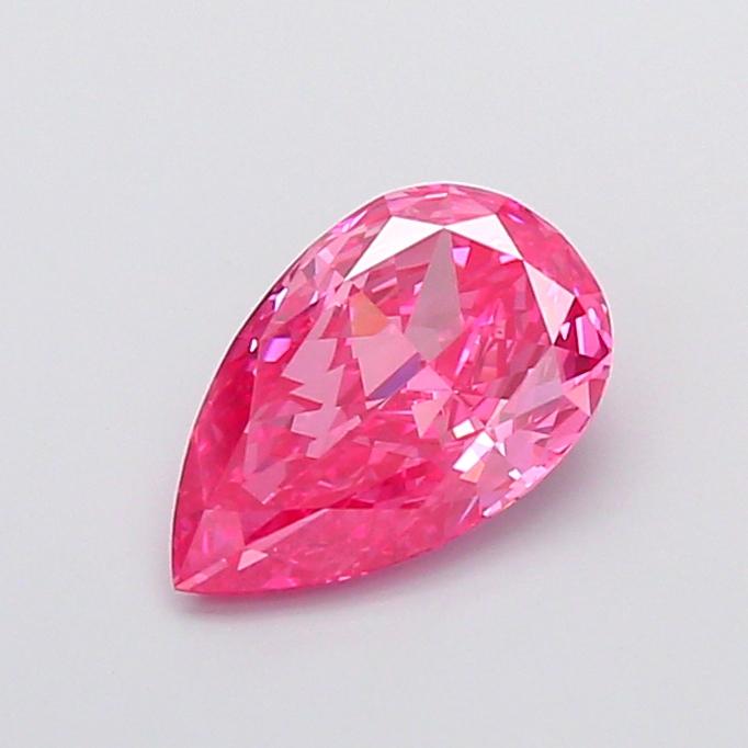 1.83 Ct. Fancy Vivid  Pink Pear Lab Grown Diamond