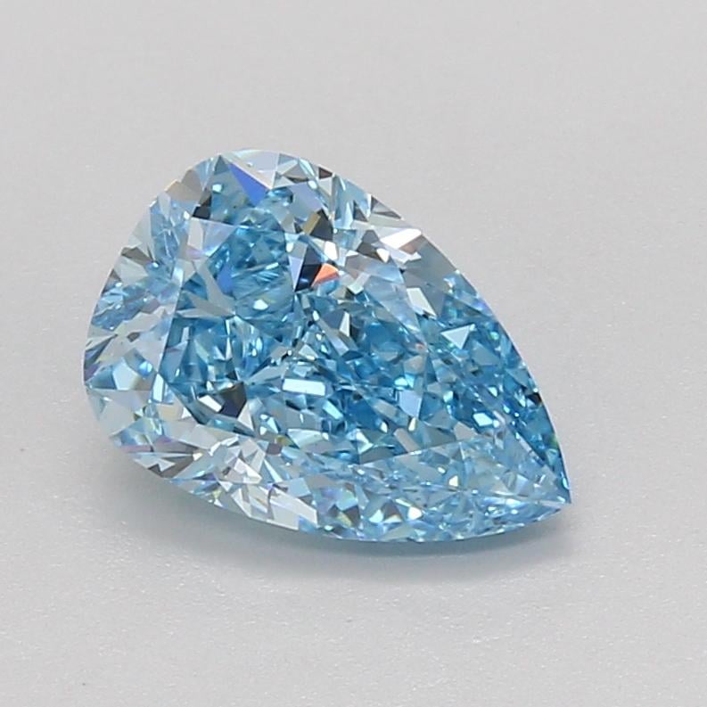 2.08 Ct. Fancy Vivid Blue Pear Lab Grown Diamond