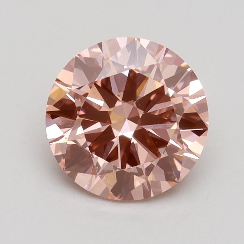 1.80 Ct. Fancy Intense Pink Round Lab Grown Diamond