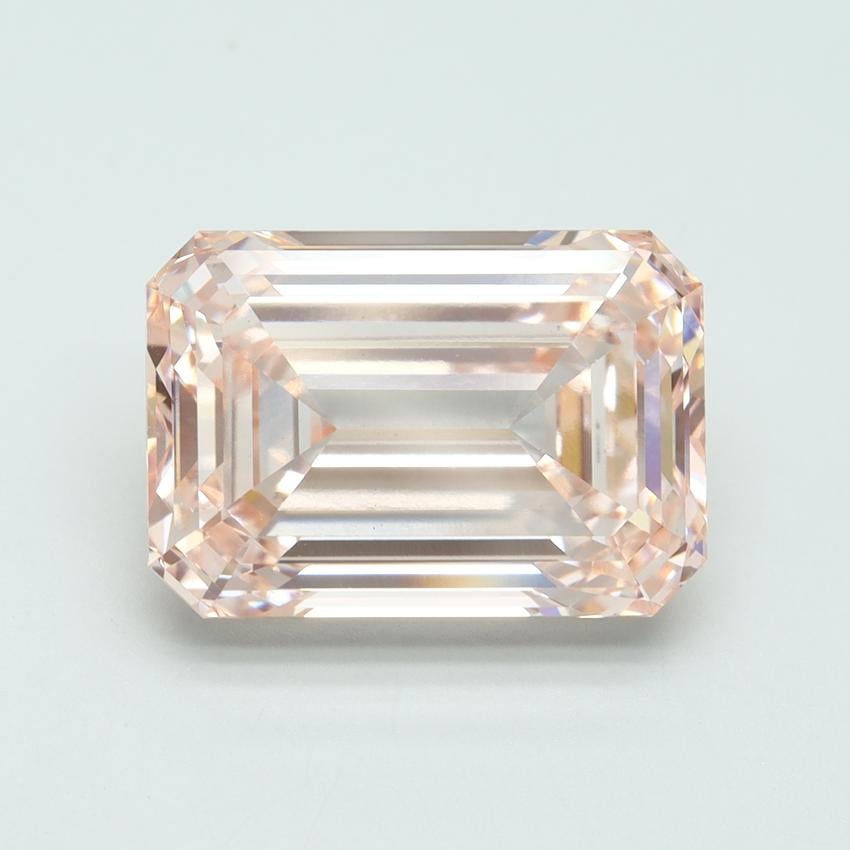 8.05 Ct. Fancy Intense Pink Emerald Lab Grown Diamond
