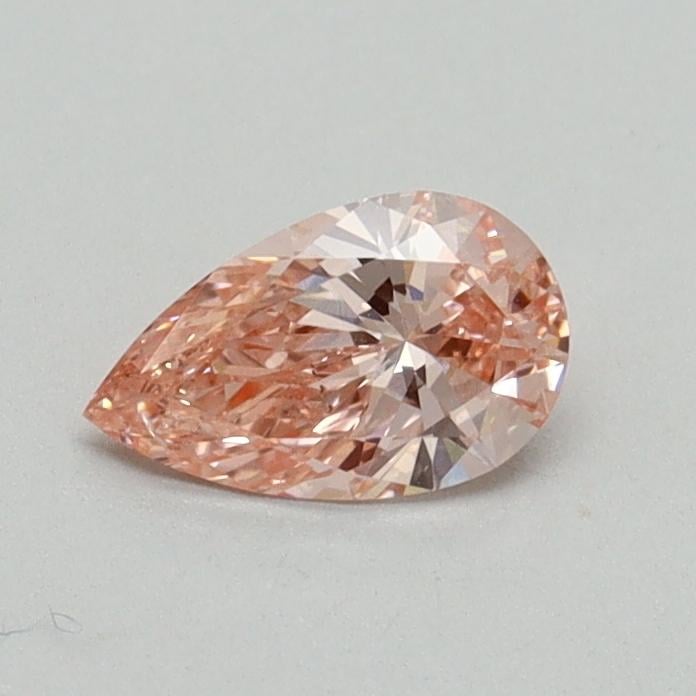 0.38 Ct. Fancy Vivid Pink Pear Lab Grown Diamond
