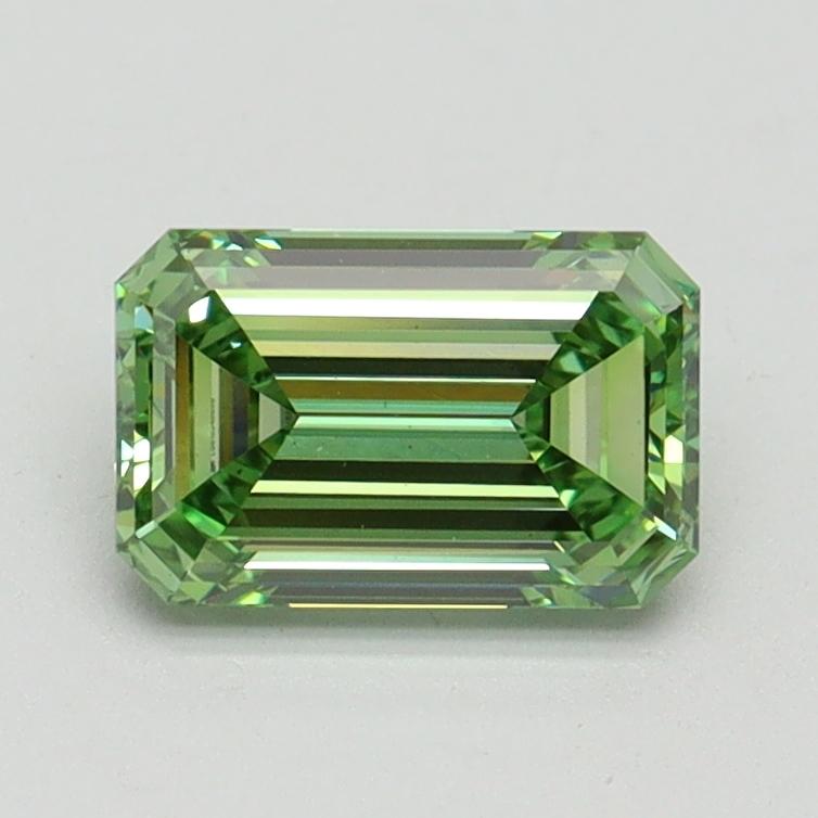 1.01 Ct. Fancy Vivid Green Emerald Lab Grown Diamond