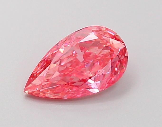 0.80 Ct. Fancy Vivid Pink Pear Lab Grown Diamond